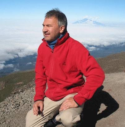 Ian Arnold on Kilimanjaro - 2007