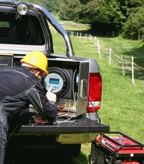 Transportable hydrocarbon dew-point analyzer